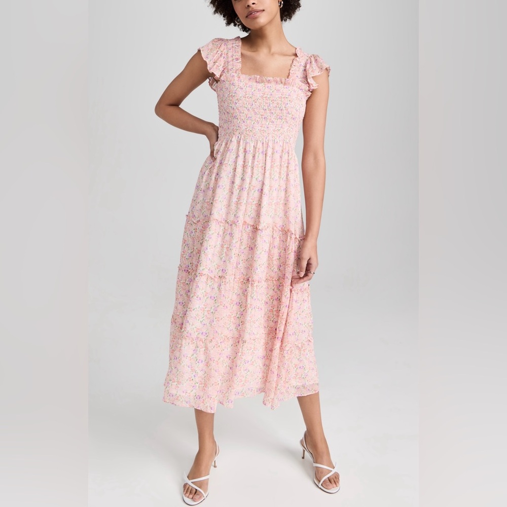 Hill House Ellie Nap Dress in Pansy/Pink Multi